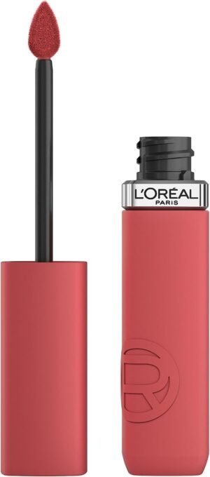 L’Oreal Paris Infallible Matte Resistance Liquid Lipstick, Powdery Matte Finish & Infused with Hyaluronic Acid, 230 Shopping Spree