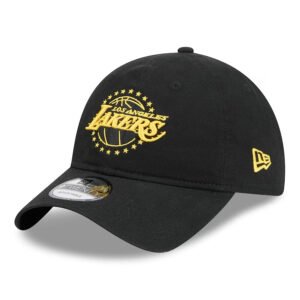 Los Angeles Lakers New Era 2024/25 City Edition 9TWENTY Adjustable Hat - Black L0040