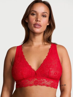 Victoria Secret Sexy Tee Sequin Posey Lace Triangle Bralette