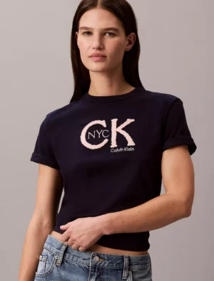 BARITONEBLUECKNYC Calvin Klein NYC Monogram Graphic Classic T-Shirt