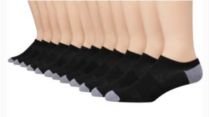 Hanes X-Temp Men's Lightweight No Show Socks, Shoe Sizes 6-12, 12-Pairs